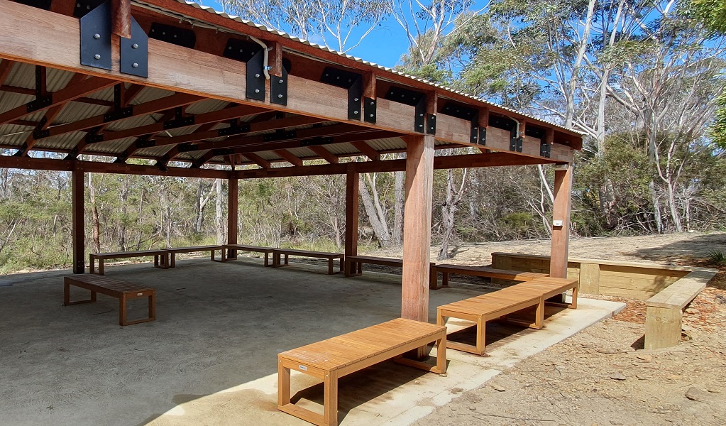 Guwi midigaa ngarra shelter, Blue Mountains National Park. Photo: Louise Clifton &copy; DCCEEW