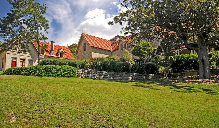 The gardens outside Greycliffe House, Sydney Harbour National Park. Photo: Kevin McGrath &copy; OEH