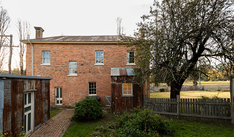 The rear exterior of Hosies in Hill End Historic Site. Photo:  Jennifer Leahy &copy; DPE