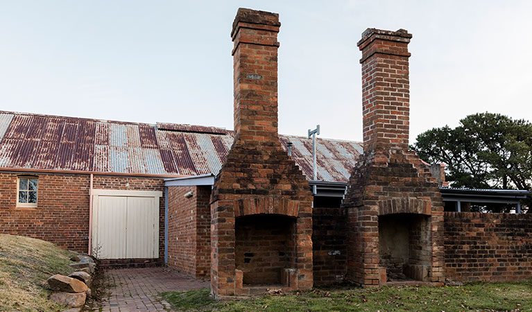 The exterior of Royal Hall in Hill End Historic Site. Photo: Jennifer Leahy &copy; DPE