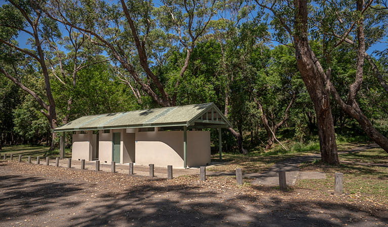 The amenities at the picnic area behind Seven Mile Beach in Seven Mile Beach National Park. Photo: John Spencer &copy; DPIE