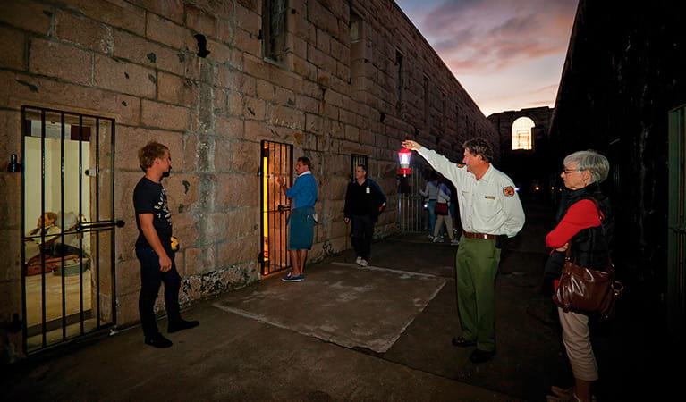 Trial Bay Gaol Discovery tour, Arakoon National Park. Photo: Rob Cleary/Seen Australia