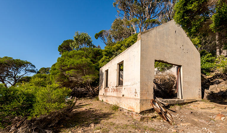 Bittangabee Bay ruins, Ben Boyd National Park