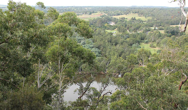 Caleys lookout, Bents Basins State Conservation Area. Photo: John Yurasek