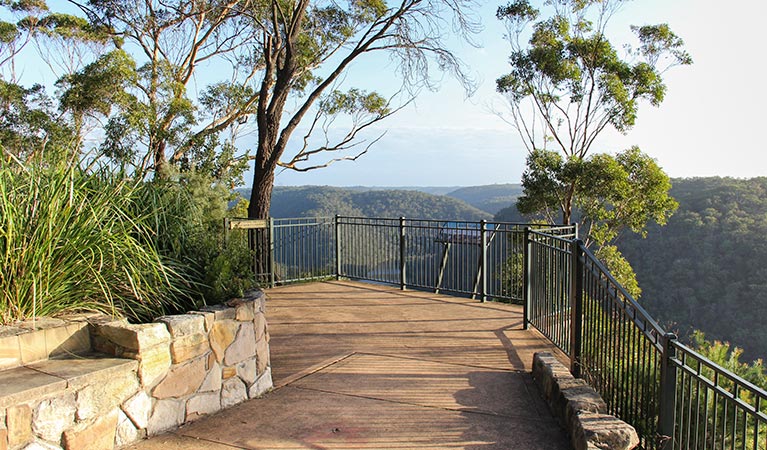 Barnetts lookout, Berowra Valley National Park. Photo: John Yurasek