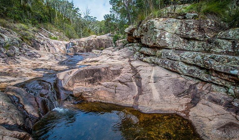 Mumbulla Creek Falls, Biamanga National Park. Photo: John Spencer