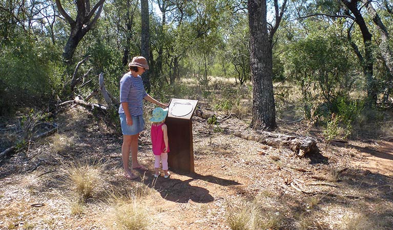 Deriah Aboriginal Area Information Bay, Deriah Aboriginal Area. Photoi: Dirk Richards