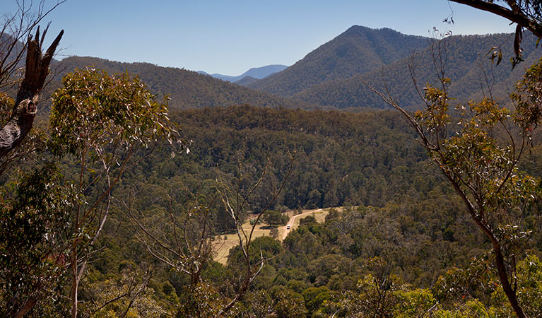 Looking across the valley, Deua National Park. Photo: Lucas Boyd