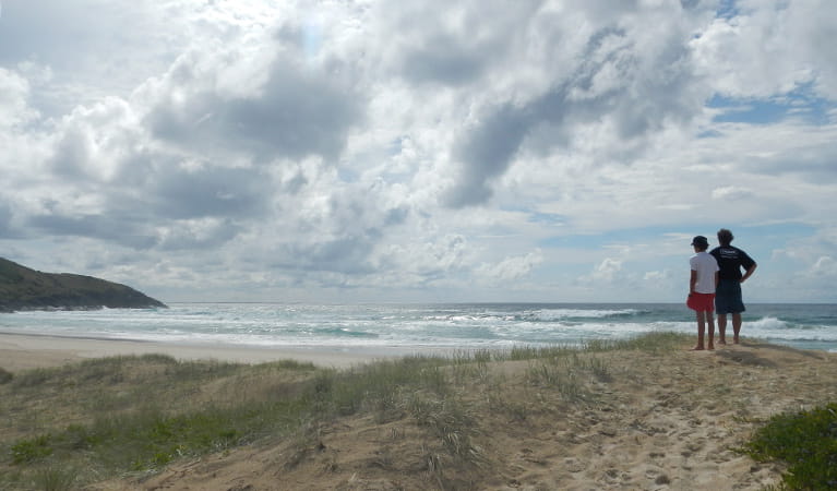 Views of the beach in Hat Head National Park. Photo: Debbie McGerty