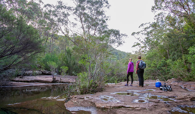 Mirang Pool campground, Heathcote National Park. Photo: Nick Cubbin