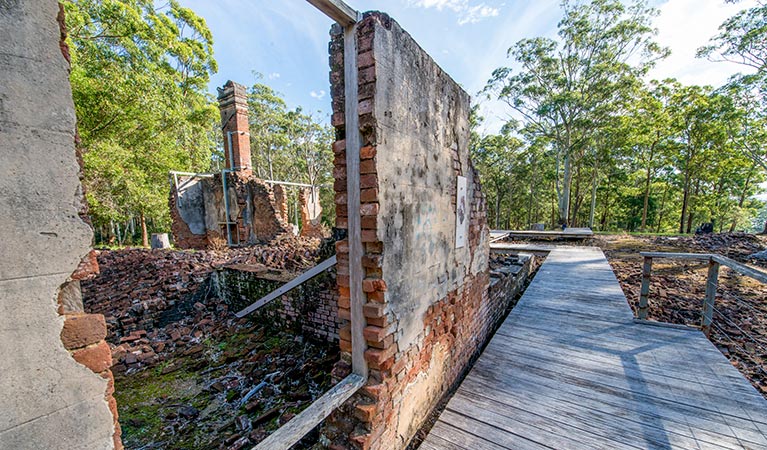 Innes Ruins, Lake Innes Nature Reserve. Photo: John Spencer