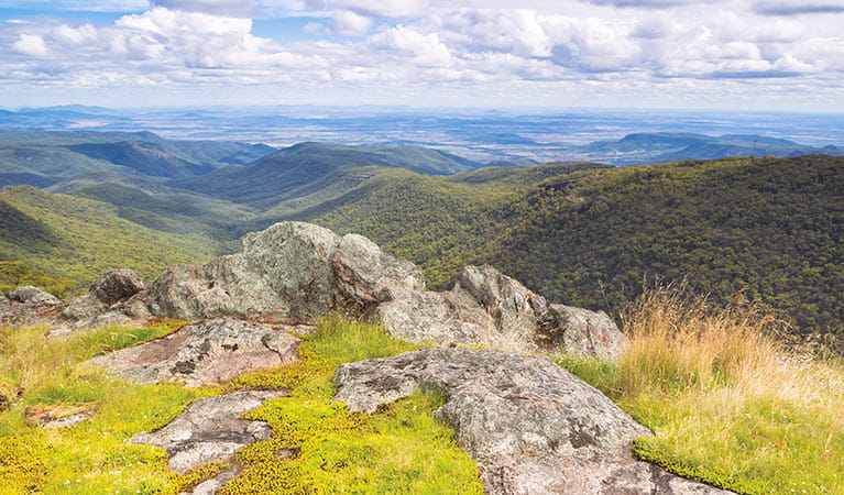 Views from Eckfords lookout, Mount Kaputar National Park. Photo: Rob Cleary