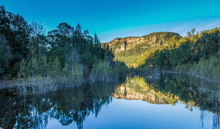 Views along the along the river, Nattai National Park. Photo: John Spencer