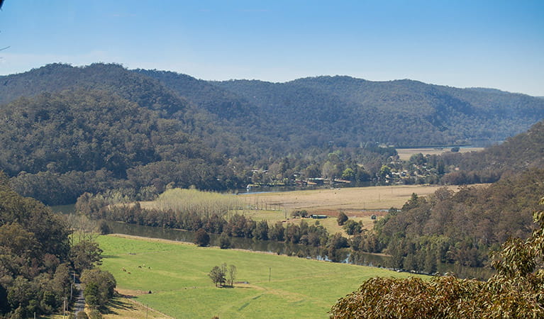 View from Womerah Range, Parr State Conservation Area. Photo: Susan Davis