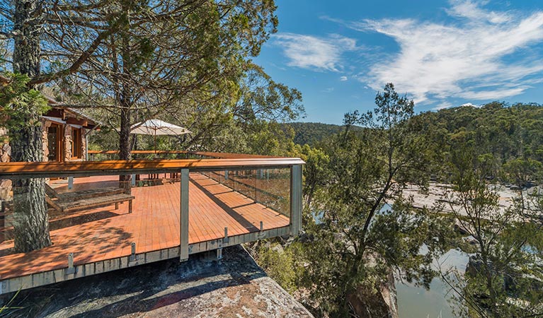 View from the cabin, Warrabah National Park. Photo: David Young