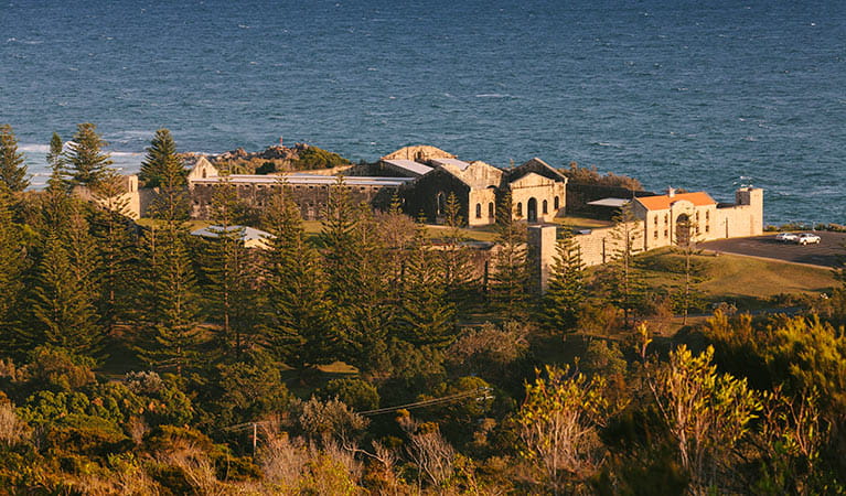 View of Trial Bay Gaol, Arakoon National Park. Photo: David Finnegan