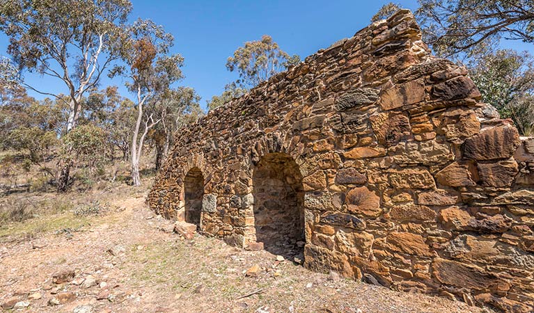 Cornish quartz roasting pits, Hill End Historic Site. Photo: John Spencer