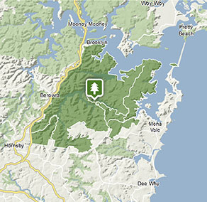 Great North walk stage 7: Hawkesbury panorama