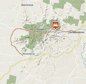 Coonabarabran - Warrumbungle - Tooraweenah drive